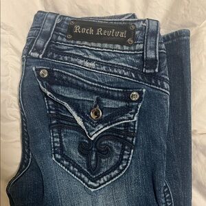 Rock Revival Women's Dark Blue Jeans